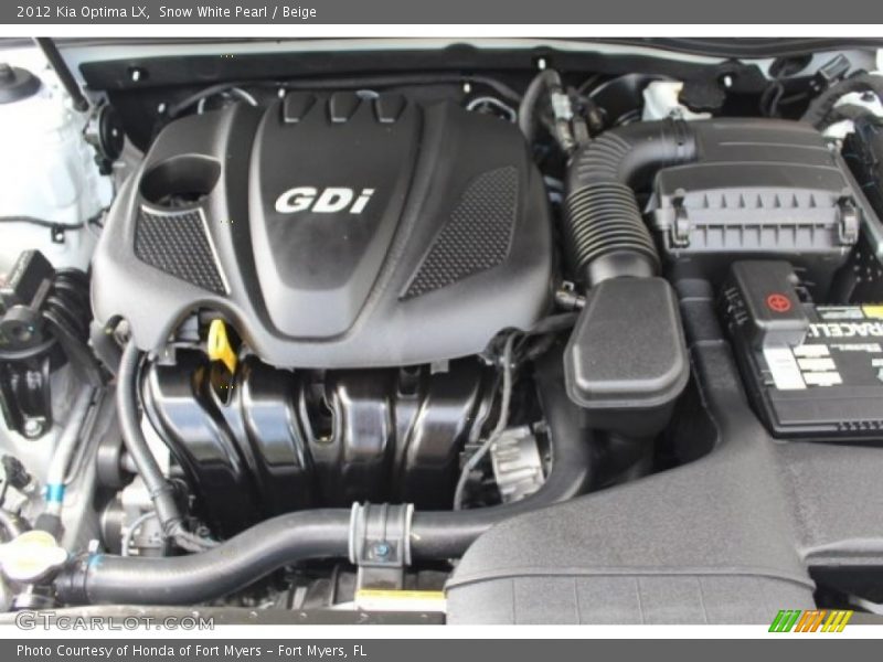 Snow White Pearl / Beige 2012 Kia Optima LX