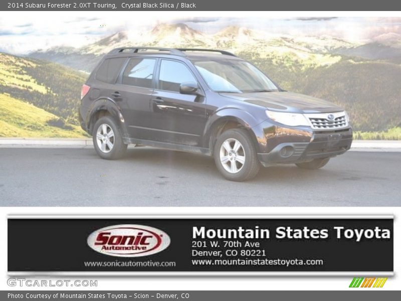 Crystal Black Silica / Black 2014 Subaru Forester 2.0XT Touring