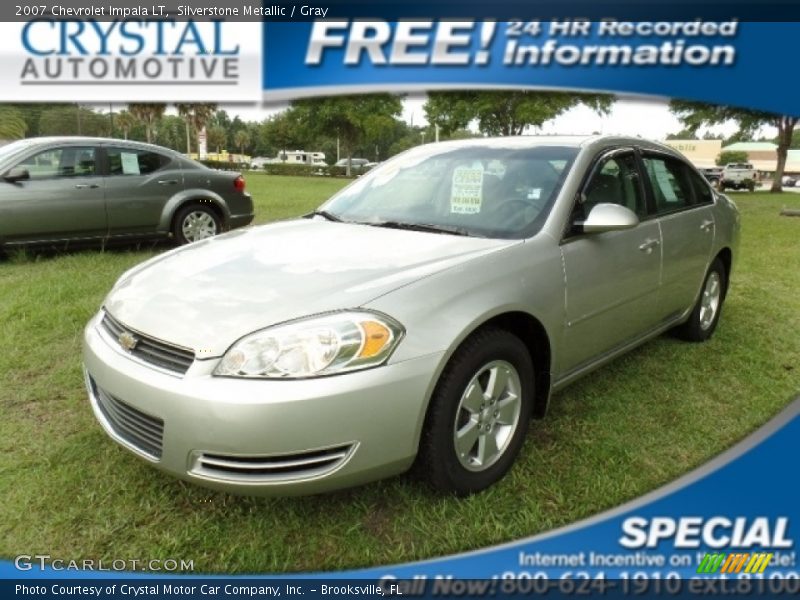 Silverstone Metallic / Gray 2007 Chevrolet Impala LT