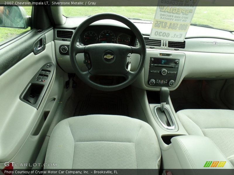 Silverstone Metallic / Gray 2007 Chevrolet Impala LT