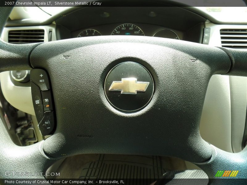 Silverstone Metallic / Gray 2007 Chevrolet Impala LT