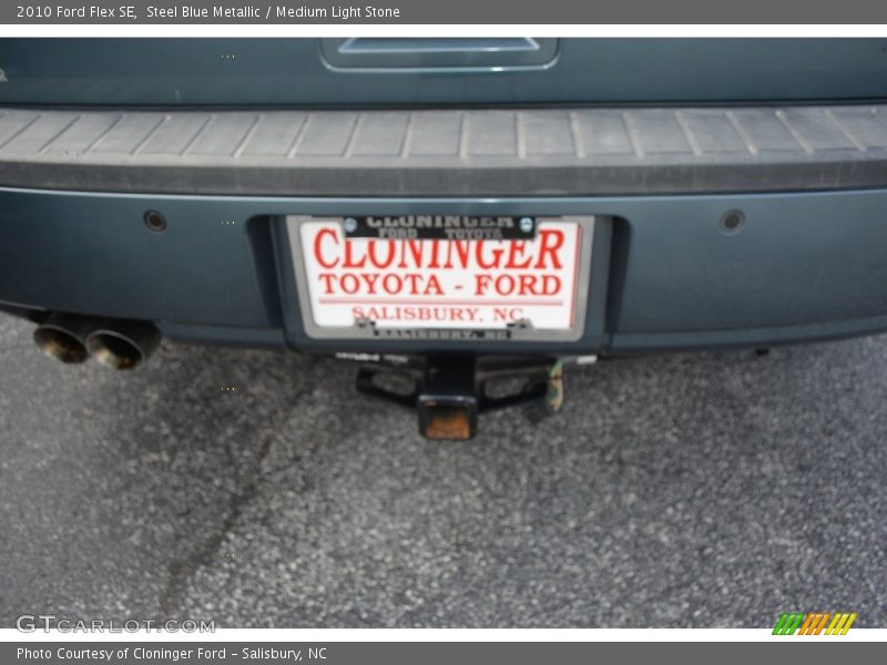 Steel Blue Metallic / Medium Light Stone 2010 Ford Flex SE