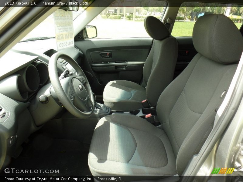 Titanium Gray / Black Cloth 2013 Kia Soul 1.6
