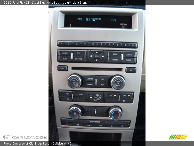 Steel Blue Metallic / Medium Light Stone 2010 Ford Flex SE