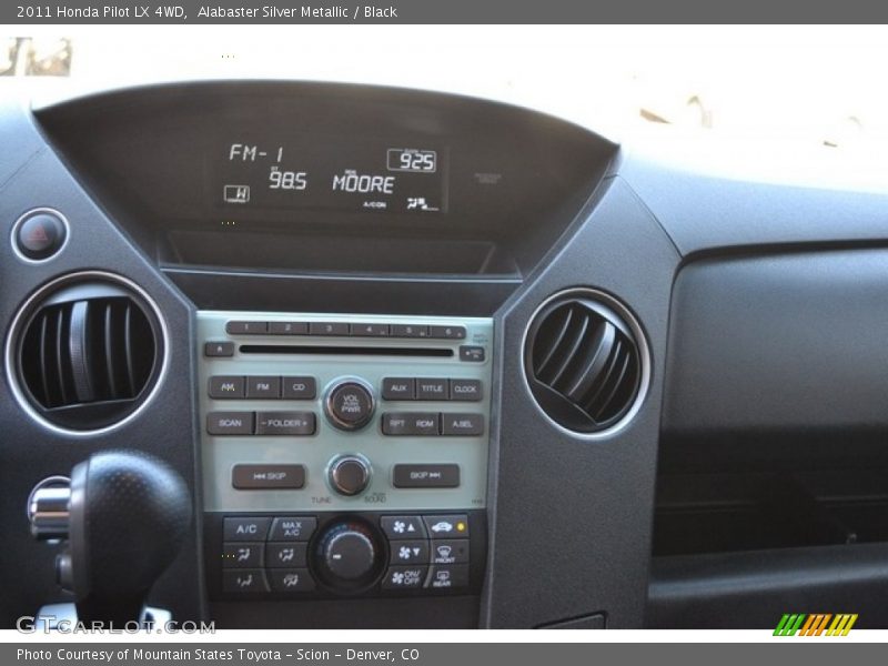 Alabaster Silver Metallic / Black 2011 Honda Pilot LX 4WD