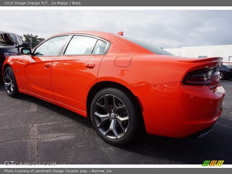 Go Mango / Black 2016 Dodge Charger R/T