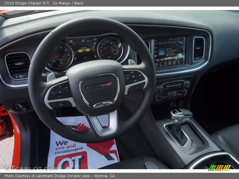 Go Mango / Black 2016 Dodge Charger R/T
