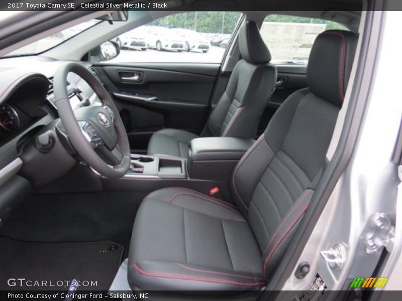 Front Seat of 2017 Camry SE