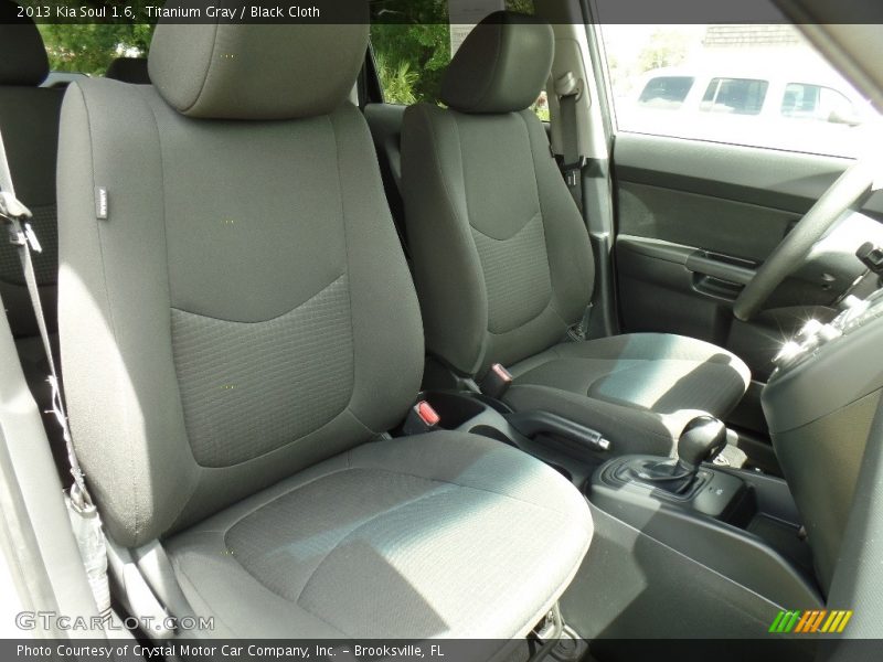 Titanium Gray / Black Cloth 2013 Kia Soul 1.6