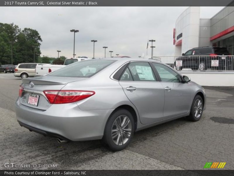 Celestial Silver Metallic / Black 2017 Toyota Camry SE