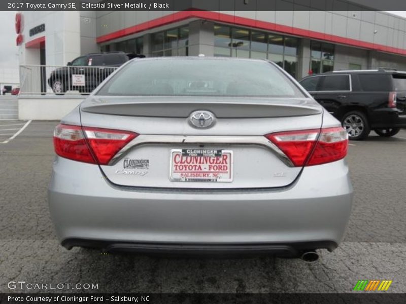 Celestial Silver Metallic / Black 2017 Toyota Camry SE