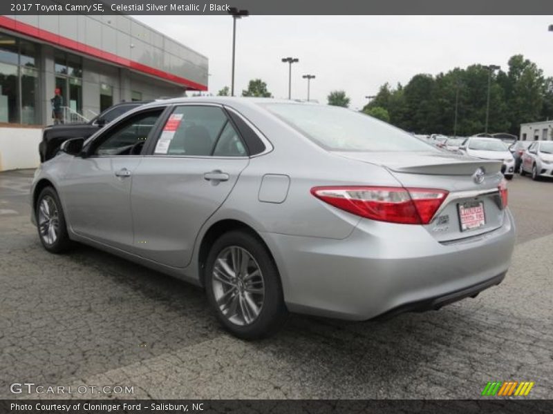 Celestial Silver Metallic / Black 2017 Toyota Camry SE