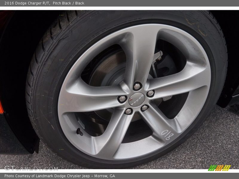 Pitch Black / Black 2016 Dodge Charger R/T