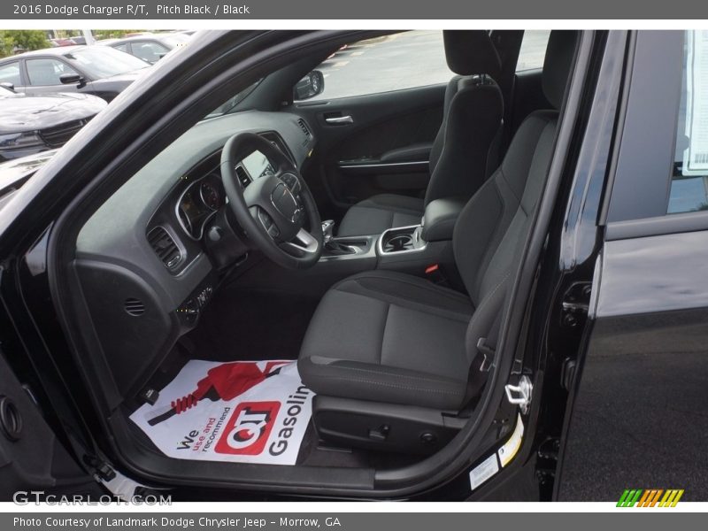 Pitch Black / Black 2016 Dodge Charger R/T