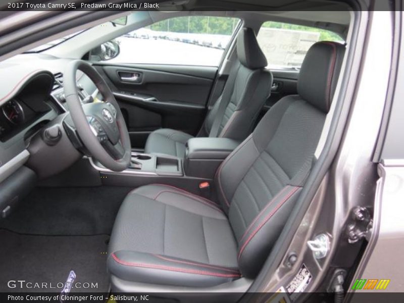 Front Seat of 2017 Camry SE