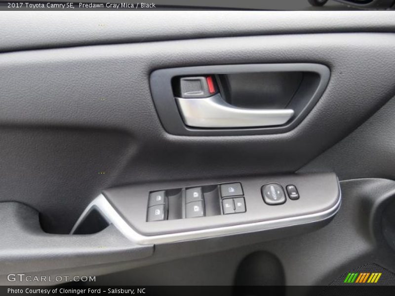 Predawn Gray Mica / Black 2017 Toyota Camry SE