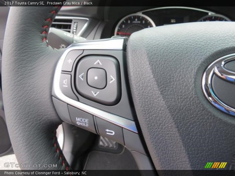 Predawn Gray Mica / Black 2017 Toyota Camry SE