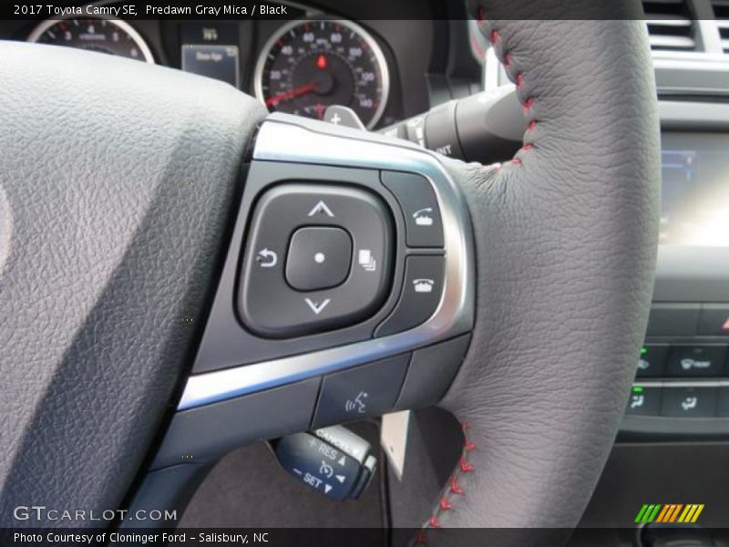 Predawn Gray Mica / Black 2017 Toyota Camry SE