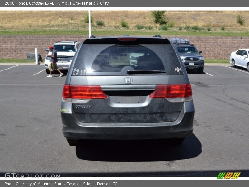 Nimbus Gray Metallic / Gray 2008 Honda Odyssey EX-L