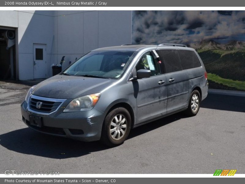 Nimbus Gray Metallic / Gray 2008 Honda Odyssey EX-L