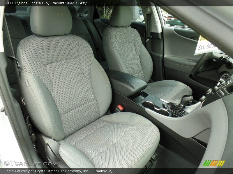 Radiant Silver / Gray 2011 Hyundai Sonata GLS
