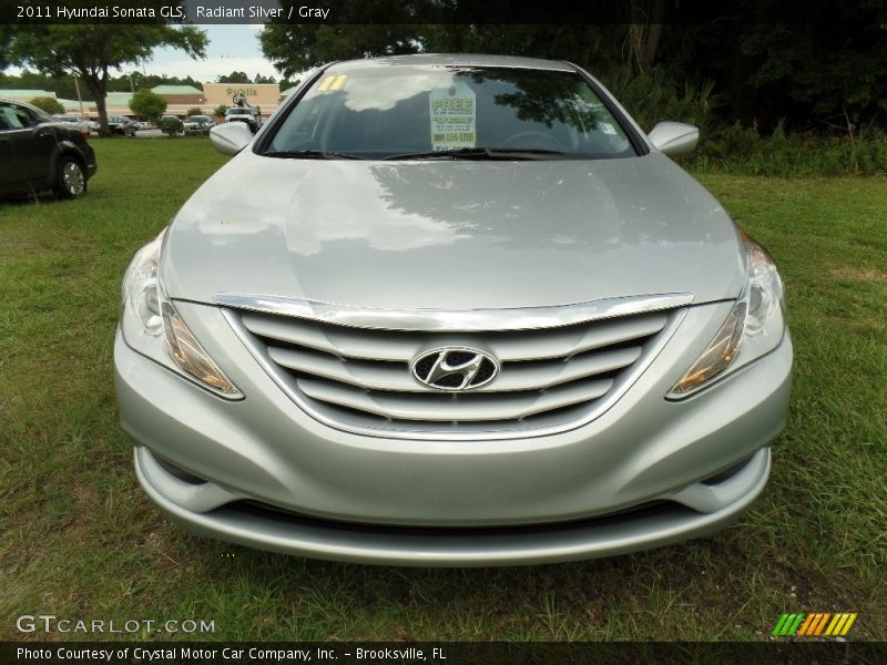 Radiant Silver / Gray 2011 Hyundai Sonata GLS