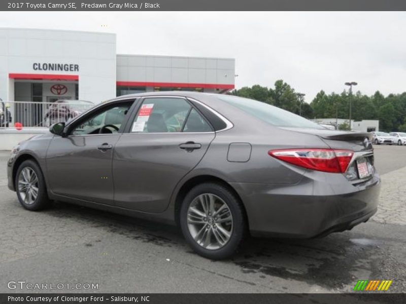 Predawn Gray Mica / Black 2017 Toyota Camry SE