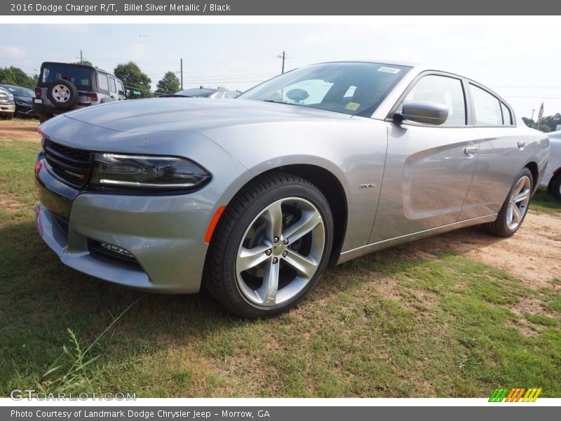 Billet Silver Metallic / Black 2016 Dodge Charger R/T