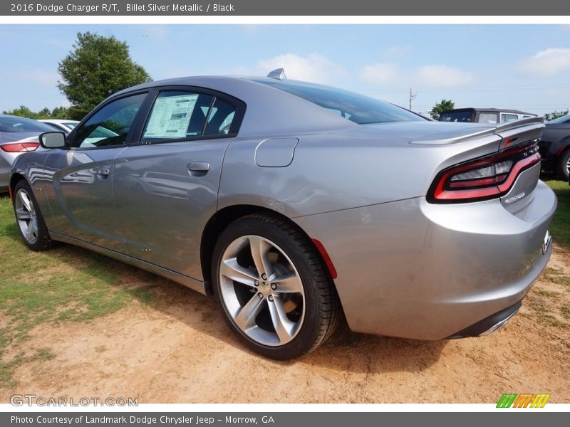 Billet Silver Metallic / Black 2016 Dodge Charger R/T