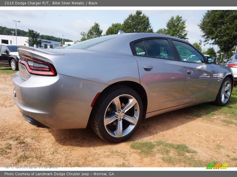 Billet Silver Metallic / Black 2016 Dodge Charger R/T