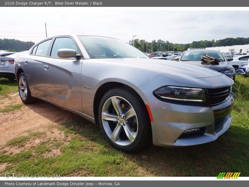 Billet Silver Metallic / Black 2016 Dodge Charger R/T