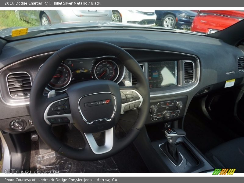 Billet Silver Metallic / Black 2016 Dodge Charger R/T