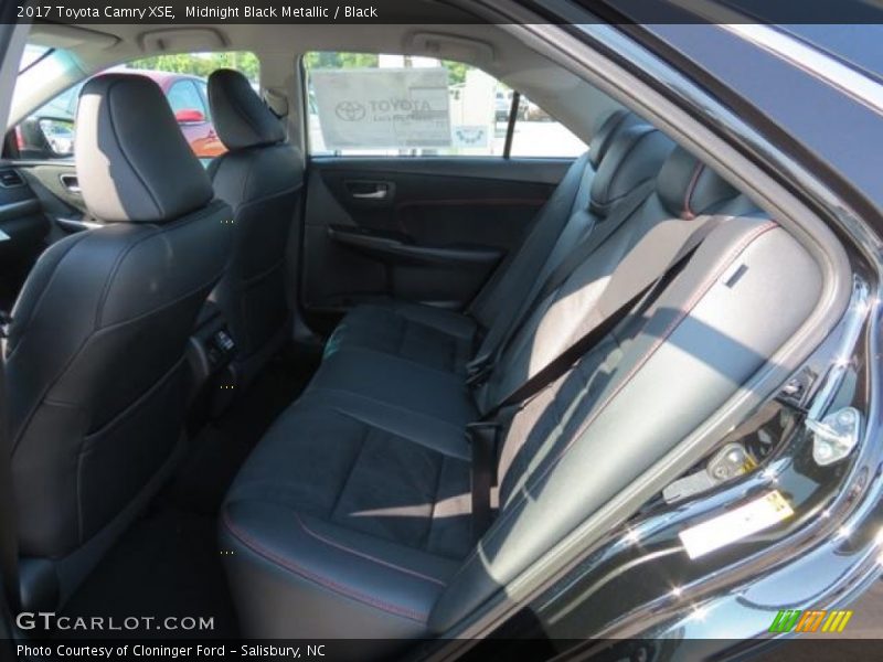 Rear Seat of 2017 Camry XSE