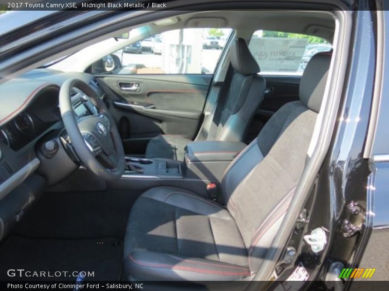 Front Seat of 2017 Camry XSE