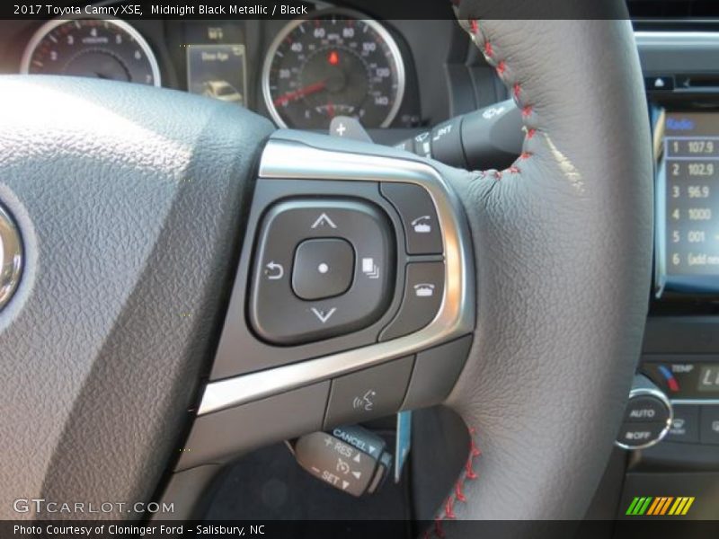 Controls of 2017 Camry XSE