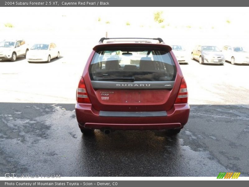 Cayenne Red Pearl / Black 2004 Subaru Forester 2.5 XT