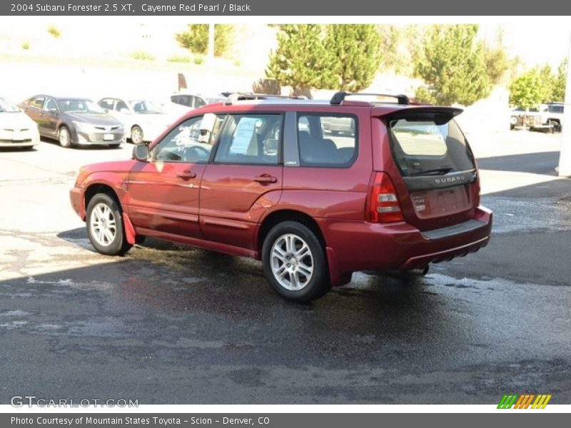 Cayenne Red Pearl / Black 2004 Subaru Forester 2.5 XT