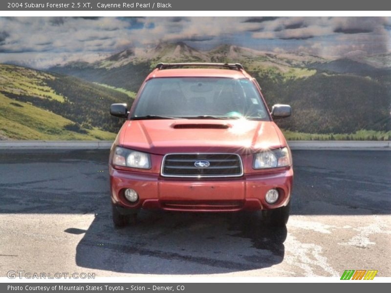 Cayenne Red Pearl / Black 2004 Subaru Forester 2.5 XT