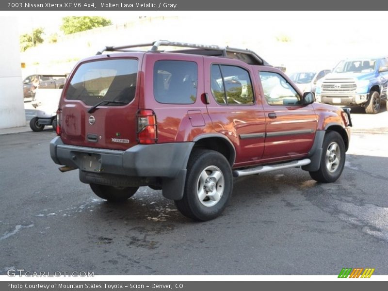 Molten Lava Metallic / Gray 2003 Nissan Xterra XE V6 4x4