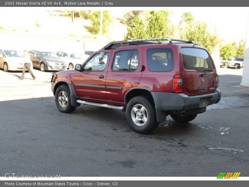 Molten Lava Metallic / Gray 2003 Nissan Xterra XE V6 4x4