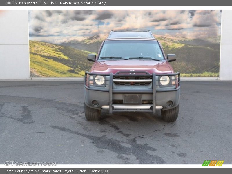 Molten Lava Metallic / Gray 2003 Nissan Xterra XE V6 4x4