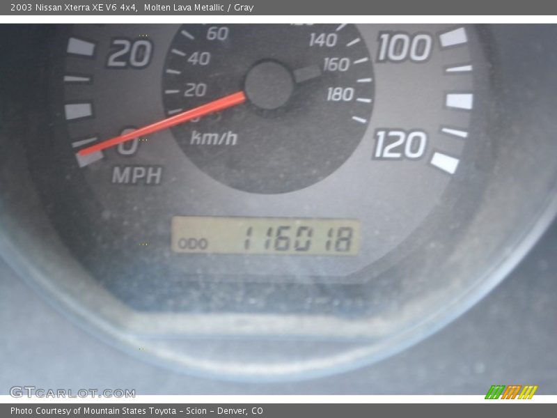 Molten Lava Metallic / Gray 2003 Nissan Xterra XE V6 4x4