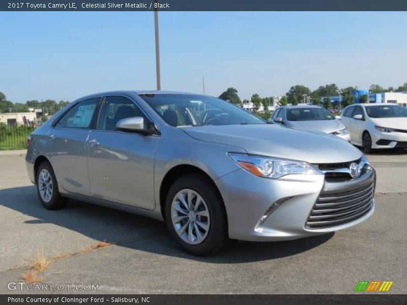 Celestial Silver Metallic / Black 2017 Toyota Camry LE