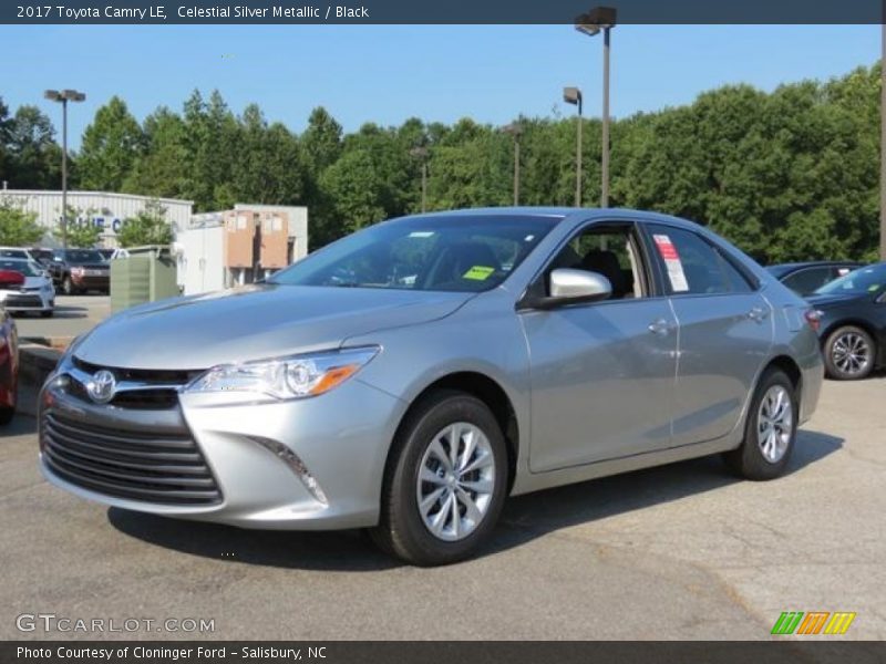 Celestial Silver Metallic / Black 2017 Toyota Camry LE