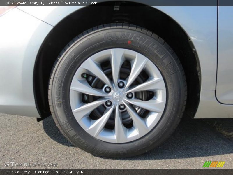 Celestial Silver Metallic / Black 2017 Toyota Camry LE