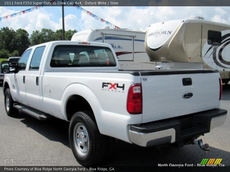 Oxford White / Steel 2011 Ford F350 Super Duty XL Crew Cab 4x4