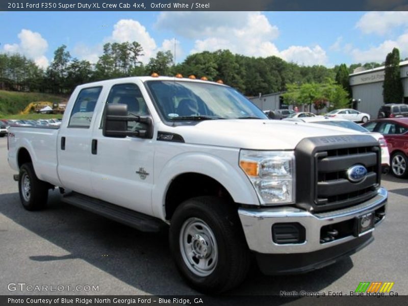 Oxford White / Steel 2011 Ford F350 Super Duty XL Crew Cab 4x4