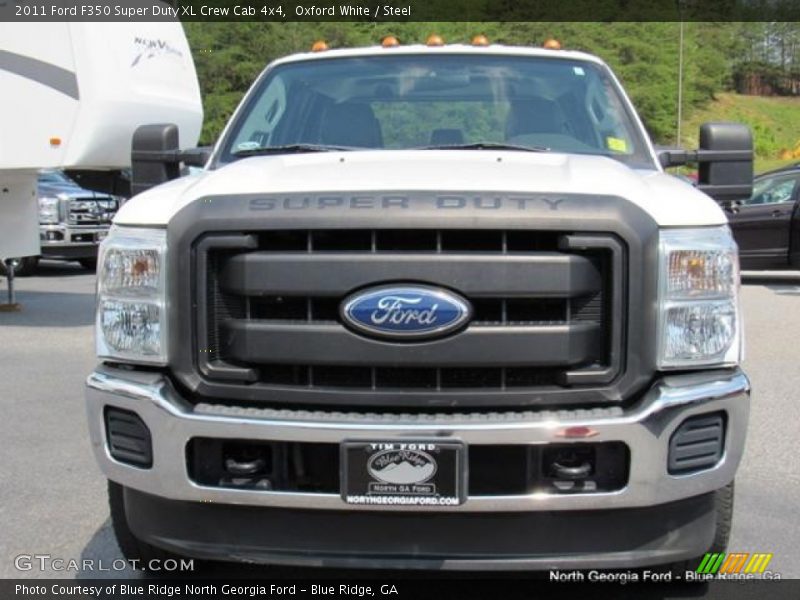 Oxford White / Steel 2011 Ford F350 Super Duty XL Crew Cab 4x4