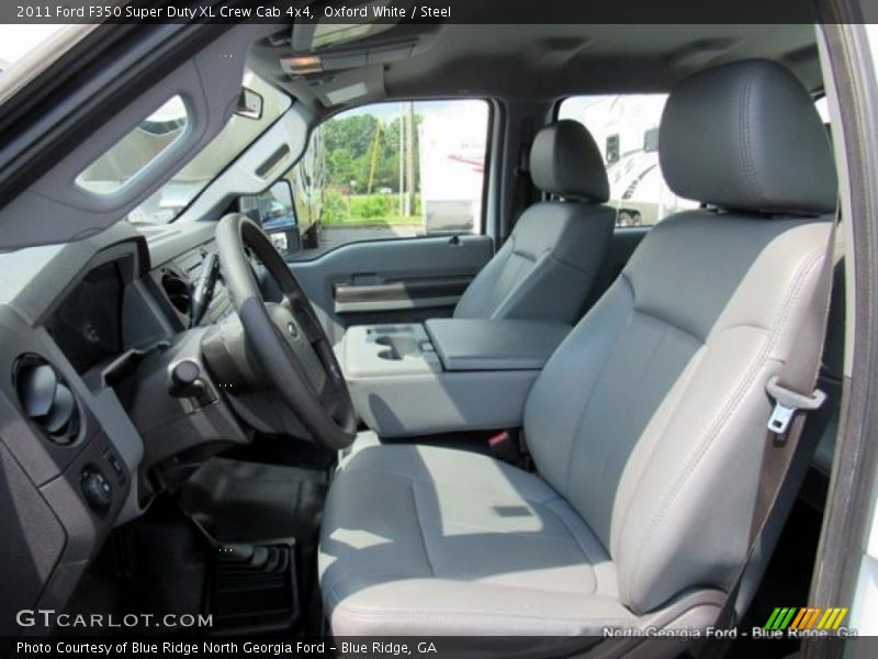 Oxford White / Steel 2011 Ford F350 Super Duty XL Crew Cab 4x4