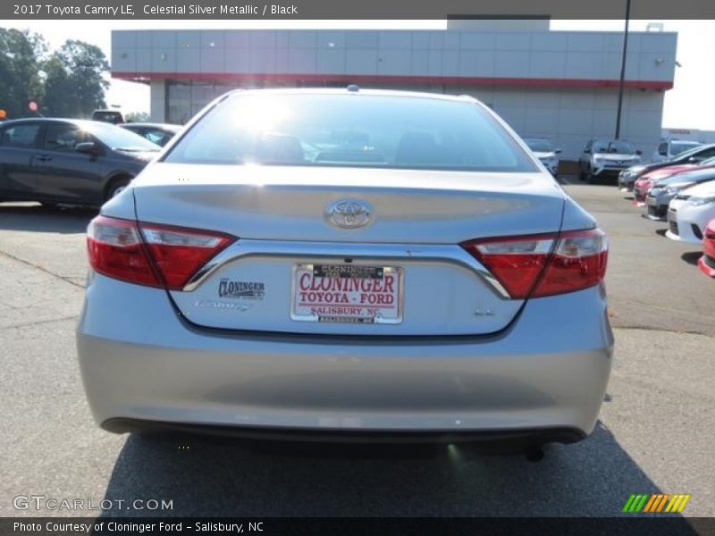 Celestial Silver Metallic / Black 2017 Toyota Camry LE